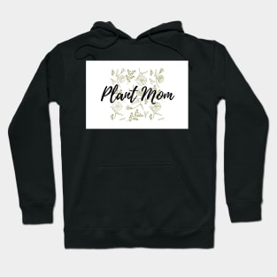 Plant Mom Floral Pattern Hoodie